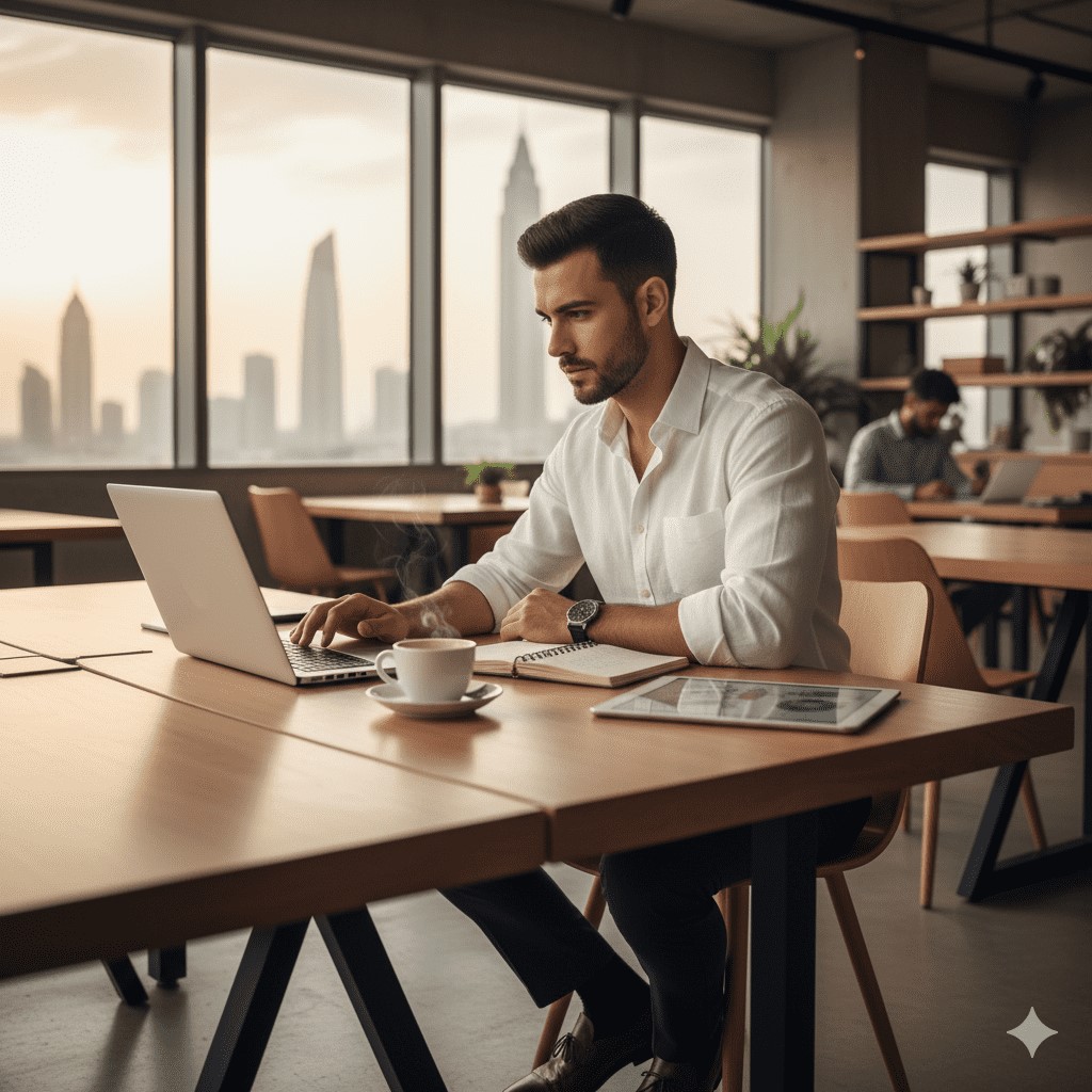  طالب خليجي يدرس برنامج ماجستير سنة واحدة في جيت أكاديمي دبي. 